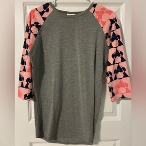LuLaRoe Heather Gray Top